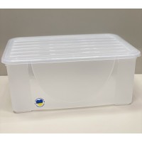Контейнер для зберігання речей 9,6 л 38*27*15,5 см Алеана 122041 прозорий