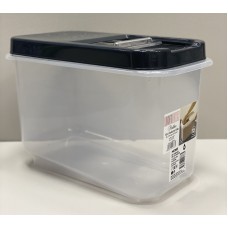 Контейнер для зберігання сипучих продуктів 10 л SOFT CHEF 00766 прозорий/сірий