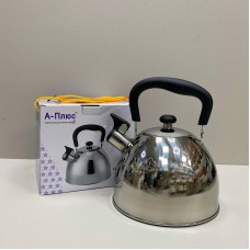 Чайник з нержавіючої сталі 2,5 л зі свистком A-Plus 1316