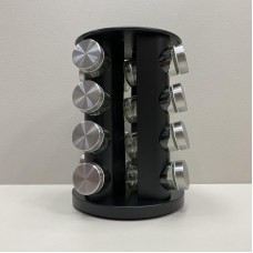 Набір ємностей для спецій 16 предметів на круглій підставці Oscar OSR-5007/17