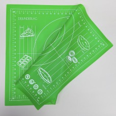 Силіконовий килимок Genes 68*51,5 см для розкочування тіста салатовий HH-668