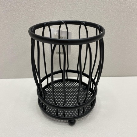 Підставка для кухонних аксесуарів h - 14.7 см, d - 11 см Stenson R88707 чорна