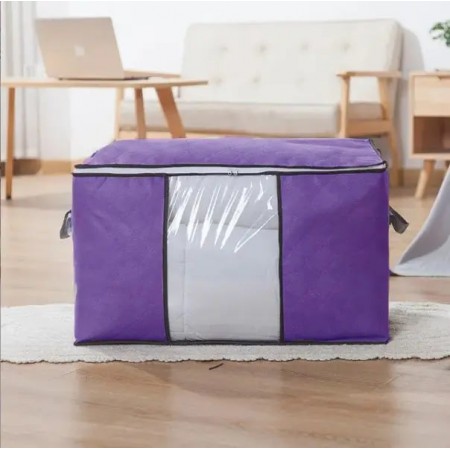 Коробка складна для зберігання речей 60*38*35 см Stenson WHW64803-44 фіолетова