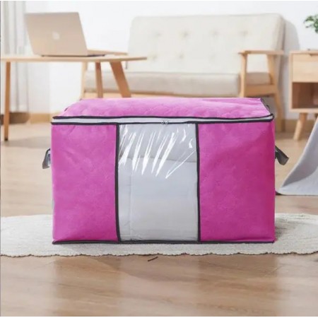 Коробка складна для зберігання речей 60*38*35 см Stenson WHW64803-44 рожева