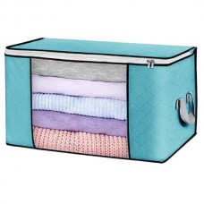 Коробка складна для зберігання речей 60*38*35 см Stenson WHW64803-44 блакитна