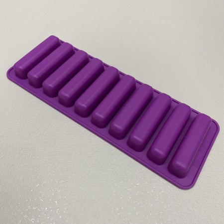 Форма силіконова для льоду, цукерок, сосисок та желе 25,2*9*2 см A-Plus ST-10/10-144 фіолетова