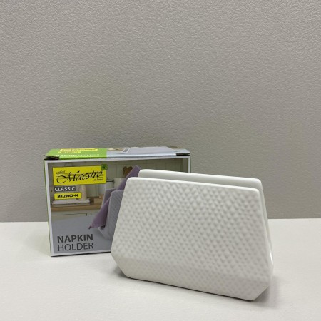 Серветниця керамічна 11,7*4,1*8 см Maestro MR-20002-44 White