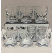 Набір чарок скляних 6 шт 50 мл "Череп" Stenson R29804