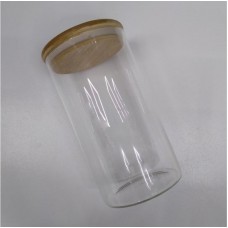 Банка скляна з бамбуковою кришкою 1250 мл Stenson R29788