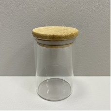 Банка скляна з бамбуковою кришкою 250 мл Stenson R29782