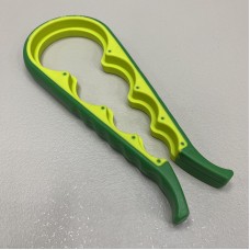 Відкривачка для банок та пляшок багатофункціональна 4в1 A-Plus 5582 зелена з салатовим