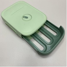 Контейнер-органайзер для зберігання яєць 29*21*7,5 см Stenson R30901 зелений