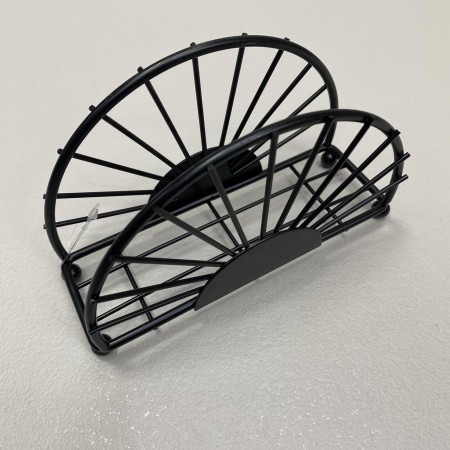 Серветниця металева "Loft" 15*5*9.5 см Stenson R88750 чорна