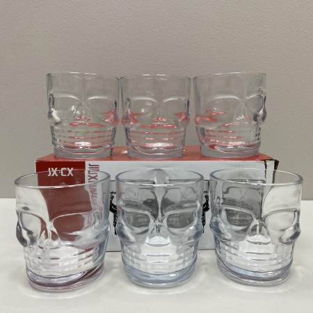 Набір склянок "Череп" 6 шт 300 мл Stenson R29803