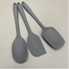 Набір кухонних аксесуарів силіконових (лопатка, ложка, лопатка скошена) SNS 5892
