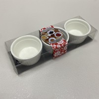 Набір порцелянових соусників 3 шт Stenson R91936