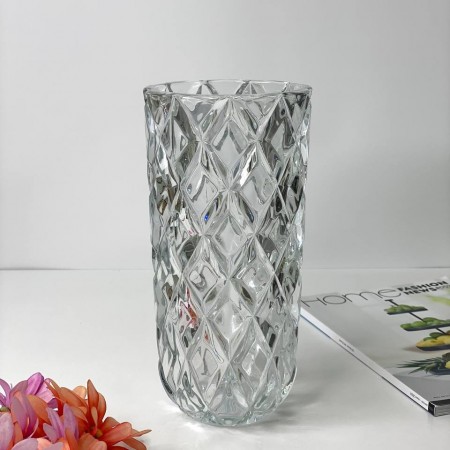 Ваза скляна "Барса" 13.6*27.8 см Olens 102-873