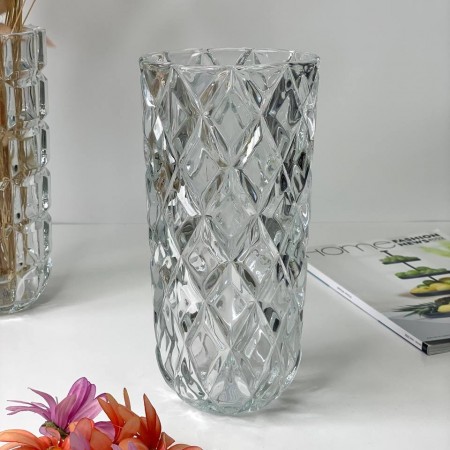 Ваза скляна "Барса" 13.6*27.8 см Olens 102-873