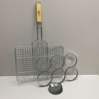 Решітка-гриль для гамбургерів з нержавіючої сталі Stenson MH-4889