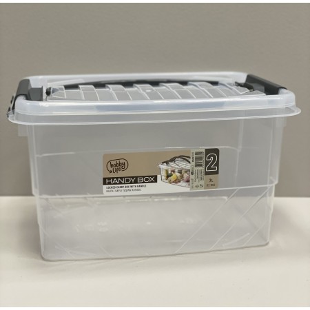 Контейнер пластиковий з кришкою Handy Box 7 л 31.5*21.5*17.5 см Hobby Life 021166