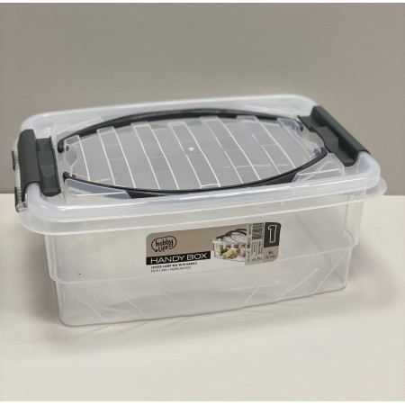 Контейнер пластиковий з кришкою Handy Box 5 л 31.5*21.5*12,5 см Hobby Life 021165