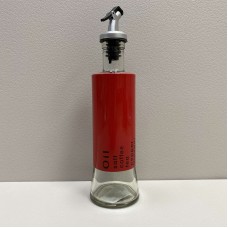 Ємність для олії з дозатором 320 мл A-Plus 952 червона з прозорим