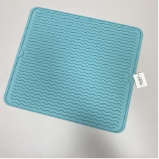 Килимок силіконовий для сушіння посуду 40*44,8 см A-Plus 180BM блакитний