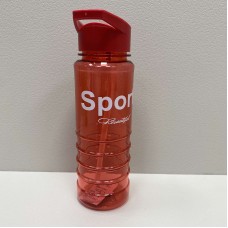Пляшка для води пластикова 800 мл Stenson 60107 червона