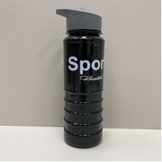 Пляшка для води пластикова 800 мл Stenson 60107 чорна