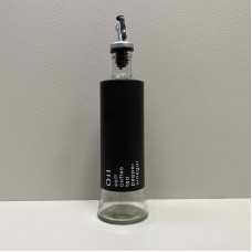 Ємність для олії з дозатором 500 мл A-Plus 951 чорна з прозорим