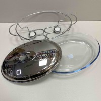 Марміт скляний з металевою кришкою 3 л Ardesto Black Mars AR2414FW