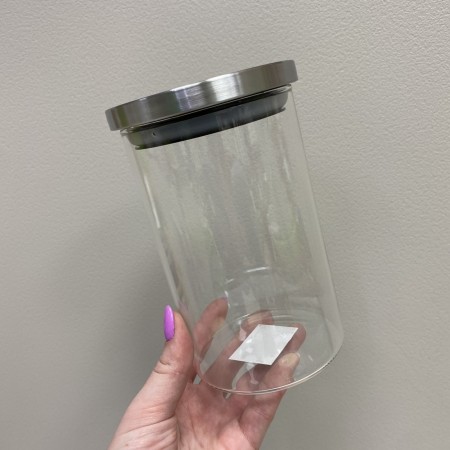 Банка для сипучих з металевою кришкою 900 мл Olens 102-360