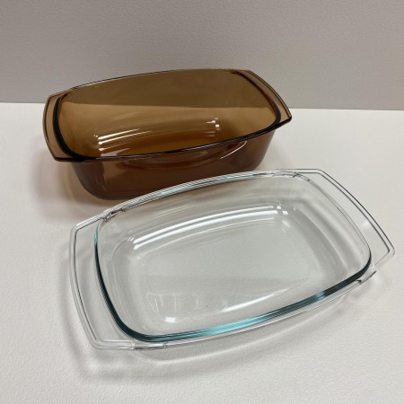Гусятниця з кришкою 3,5 л 34*21*14,8 см Simax Amber&Clear s7556/7566
