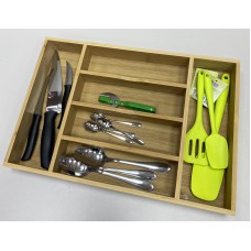 Органайзер для столових приборів бамбуковий 45,5*30,5*6 см Eurogold 7108200008