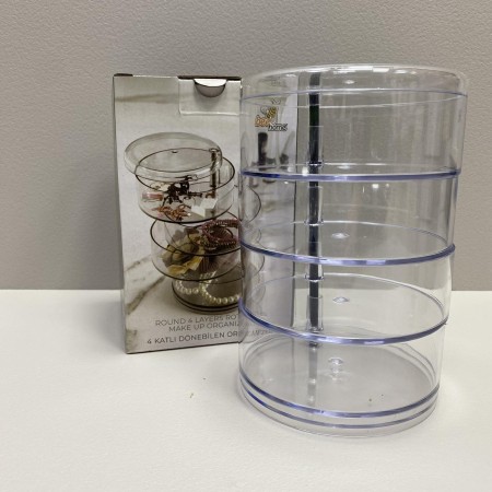 Органайзер для прикрас та косметики пластиковий 11,5*17,5 см Akay Plastik AK515