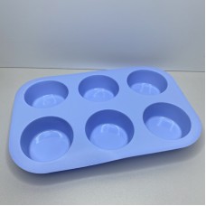 Форма для випікання силіконова 25,5*17,2*3 см Stenson MH-3012 блакитна