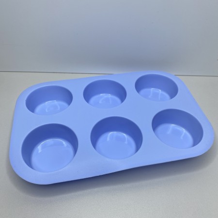 Форма для випікання силіконова 25,5*17,2*3 см Stenson MH-3012 блакитна