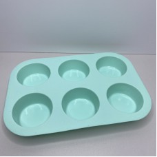 Форма для випікання силіконова 25,5*17,2*3 см Stenson MH-3012 бірюзова