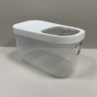 Контейнер для зберігання пластиковий з білою кришкою 7,5 л 32,5х19х18 см Baroness 11565