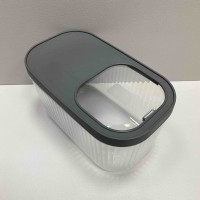 Контейнер для зберігання пластиковий з кришкою 7,5 л 32,5х19х18 см Baroness 11565 сірий