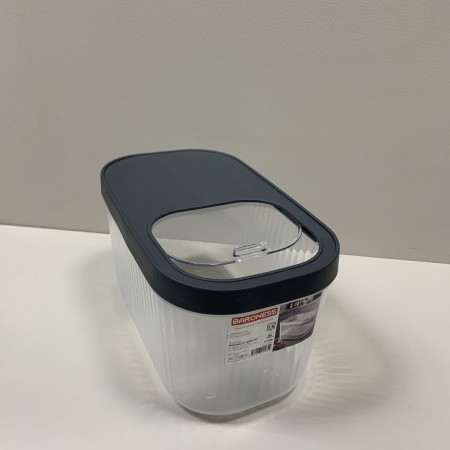 Контейнер для зберігання пластиковий з кришкою 7,5 л 32,5х19х18 см Baroness 11565 сірий