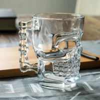 Набір келихів для пива, квасу або чаю "Череп" 2 шт 420 мл A-Plus 420-GO