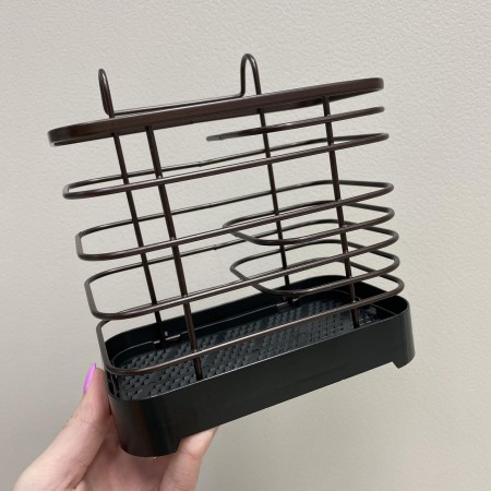 Підставка металева для столових приборів 15,5*8,5*17,4 см Stenson R88747