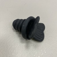 Пробка силіконова для пляшки "Butterfly" Stenson 50808 чорна