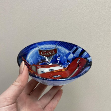 Набір дитячого скляного посуду 3 предмети "Тачки" 4848-2/2