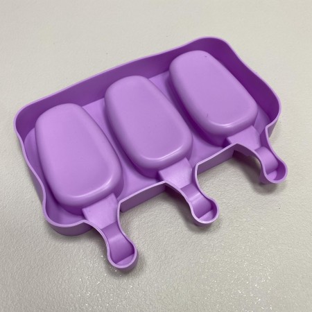 Форма для морозива силіконова 19*13,5*2,5 см A-Plus 1985 фіолетова