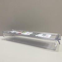 Органайзер універсальний для холодильника з кришкою 36*10,5*5,8 см прозорий Emhouse EP-625