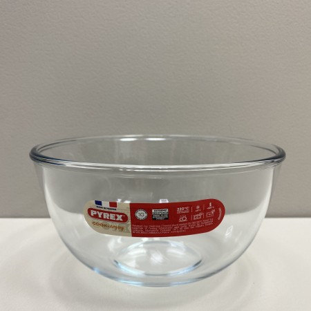 Миска скляна з пластиковою кришкою 2,3 л 21 см Pyrex C&S 180P000