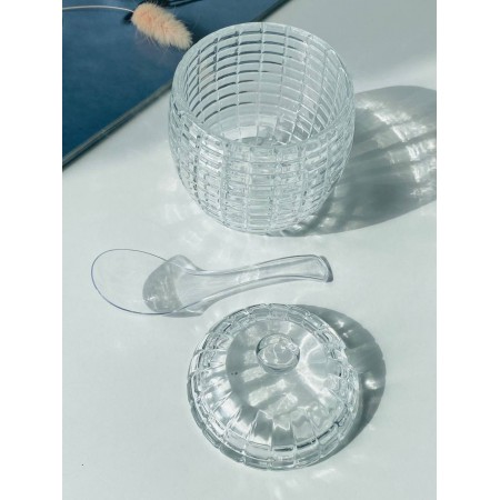 Медівниця скляна з ложкою "Різнотрав'я" 230 мл Olens 102-662