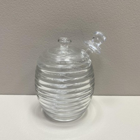 Медівниця скляна з ложкою "Акація" 220 мл Olens 102-661